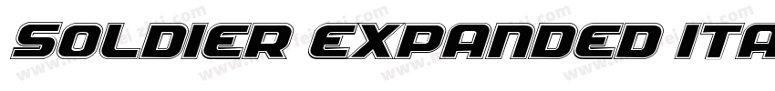 Soldier Expanded Italic Expanded It字体转换